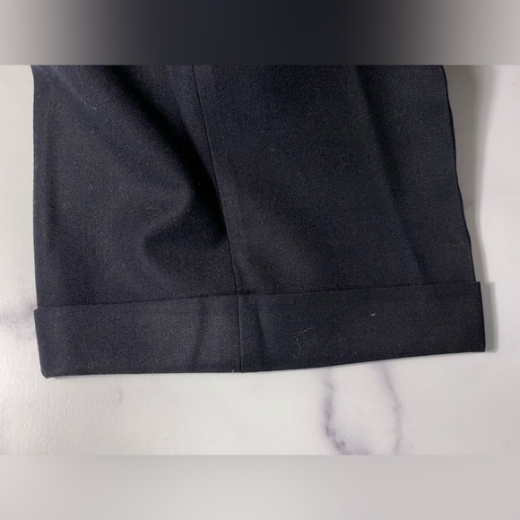 GIORGIO ARMANI Black Wool / Cashmere Trousers - Picture 10 of 12